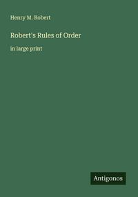Produktbild: Robert's Rules of Order