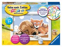 Produktbild: CreArt, Malen nach Zahlen Kinder - Tierliebe