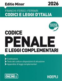 Produktbild: Codice penale e leggi complementari. Editio Minor 2026