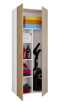 Produktbild: Holz Besenschrank Staubsauger Putzschrank Vandol K