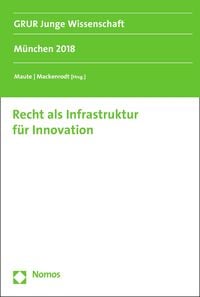 Produktbild: Recht als Infrastruktur f&uuml;r Innovation