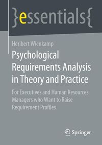 Produktbild: Psychological Requirements Analysis in Theory and Practice