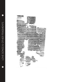 Produktbild: Sappho - Love Songs & Other Fragments