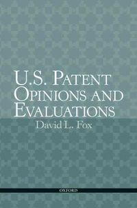 Produktbild: U.S. Patent Opinions and Evaluations