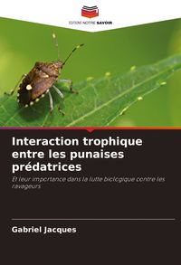 Produktbild: Interaction trophique entre les punaises pr&eacute;datrices