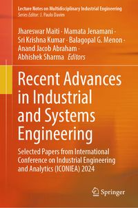 Produktbild: Recent Advances in Industrial and Systems Engineering