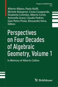 Produktbild: Perspectives on Four Decades of Algebraic Geometry, Volume 1
