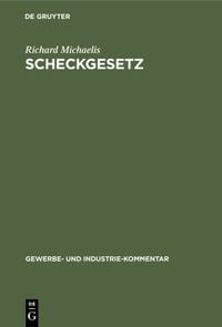 Produktbild: Scheckgesetz