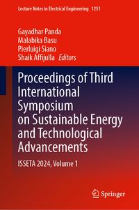 Produktbild: Proceedings of Third International Symposium on Sustainable Energy and Technological Advancements