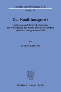 Produktbild: Das Koalitionsgesetz.