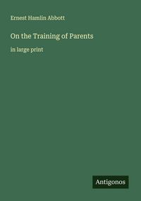 Produktbild: On the Training of Parents