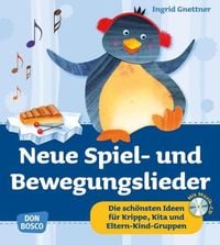 Produktbild: Neue Spiel- und Bewegungslieder, m. Audio-CD