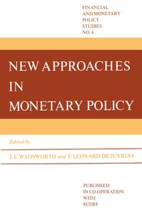 Produktbild: New Approaches in Monetary Policy