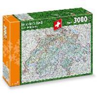Bild vom Artikel Schweizer Karte der Schweiz - Puzzle [3000 Teile] vom Autor 