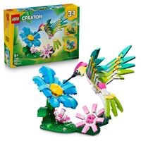 Produktbild: LEGO Creator 3-in-1-Set 31384 Wilde Tiere: Bunter Kolibri, Tierfiguren