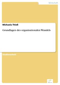 Produktbild: Grundlagen des organisationalen Wandels