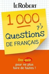 Produktbild: 1000 Questions de Francais