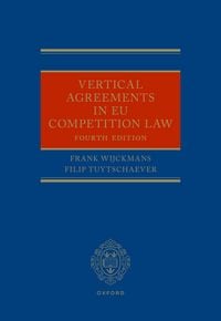 Produktbild: Vertical Agreements in EU Competition Law