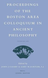 Produktbild: Proceedings of the Boston Area Colloquium in Ancient Philosophy