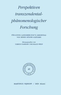 Produktbild: Perspektiven transzendentalph&auml;nomenologischer Forschung