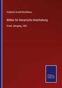 Produktbild: Bl&auml;tter f&uuml;r literarische Unterhaltung