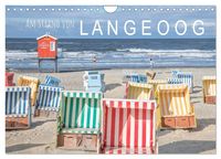 Produktbild: Am Strand von Langeoog (Wandkalender 2026 DIN A4 quer), CALVENDO Monatskalender