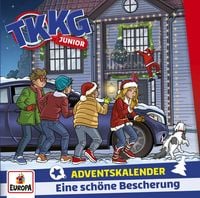 Produktbild: TKKG Junior Adventskalender - Eine sch&ouml;ne Bescherung, 2 Audio-CD