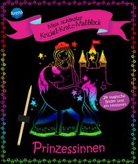 Produktbild: Mein schönster Krickel-Kratz-Malblock - Prinzessinnen