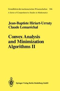 Produktbild: Convex Analysis and Minimization Algorithms II