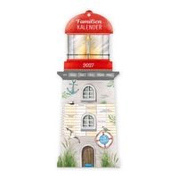 Produktbild: TR&Ouml;TSCH - Formkalender Familienkalender Leuchtturm 2027