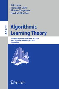 Produktbild: Algorithmic Learning Theory