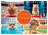 Produktbild: Hamster Olympiade - Der flauschigste Wettkampf des Jahres (Tischkalender 2027 DIN A5 quer), CALVENDO Monatskalender