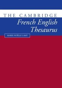 Produktbild: Cambridge French-English Thesaurus