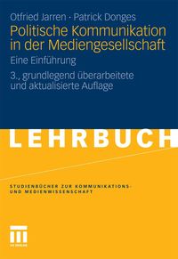Produktbild: Politische Kommunikation in der Mediengesellschaft