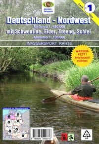 Produktbild: Wassersport-Wanderkarte / Deutschland Nordwest f&uuml;r Kanu- und Rudersport