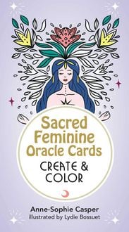 Produktbild: Sacred Feminine Oracle Cards: Create and Color