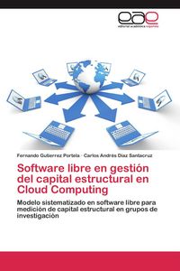 Produktbild: Software libre en gesti&oacute;n del capital estructural en Cloud Computing