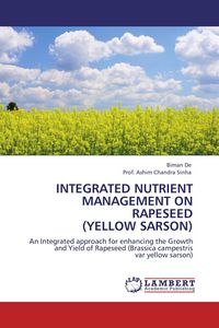 Produktbild: Integrated Nutrient Management On Rapeseed (yellow Sarson)