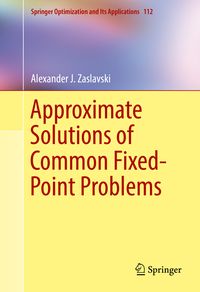 Produktbild: Approximate Solutions of Common Fixed-Point Problems