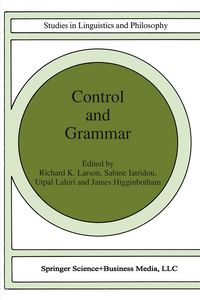 Produktbild: Control and Grammar