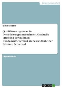 Produktbild: Sieben, S: Qualit&auml;tsmanagement in Dienstleisungsunternehmen.