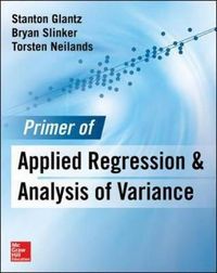 Produktbild: Primer Of Applied Regression &