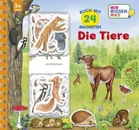 Produktbild: Magnetbuch Die Tiere - mit 24 Magneten