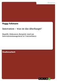 Produktbild: Innovation - was ist das &uuml;berhaupt?