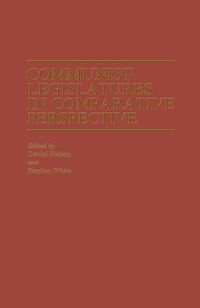 Produktbild: Communist Legislatures in Comparative Perspective