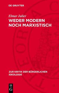 Produktbild: Weder modern noch marxistisch