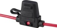 Produktbild: TRU COMPONENTS Kfz Flachsicherungs-Halter Flachsicherung Standard 30A 3.31mm&sup2; 1St.