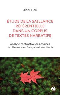 Produktbild: &Eacute;tude de la saillance r&eacute;f&eacute;rentielle dans un corpus de textes narratifs
