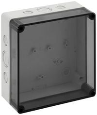 Produktbild: Spelsberg TK PS 1818-8f-tm Installations-Geh&auml;use 182 x 180 x 84 Polycarbonat, Polystyrol (EPS) Lichtgrau (RAL 7035) 1 St.