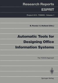 Produktbild: Automatic Tools for Designing Office Information Systems